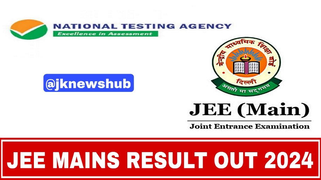 JEE Mains 2024 Result Out